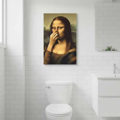 Bathroom Canvas Print Waterproof Pre-Framed Ready-To-Hang