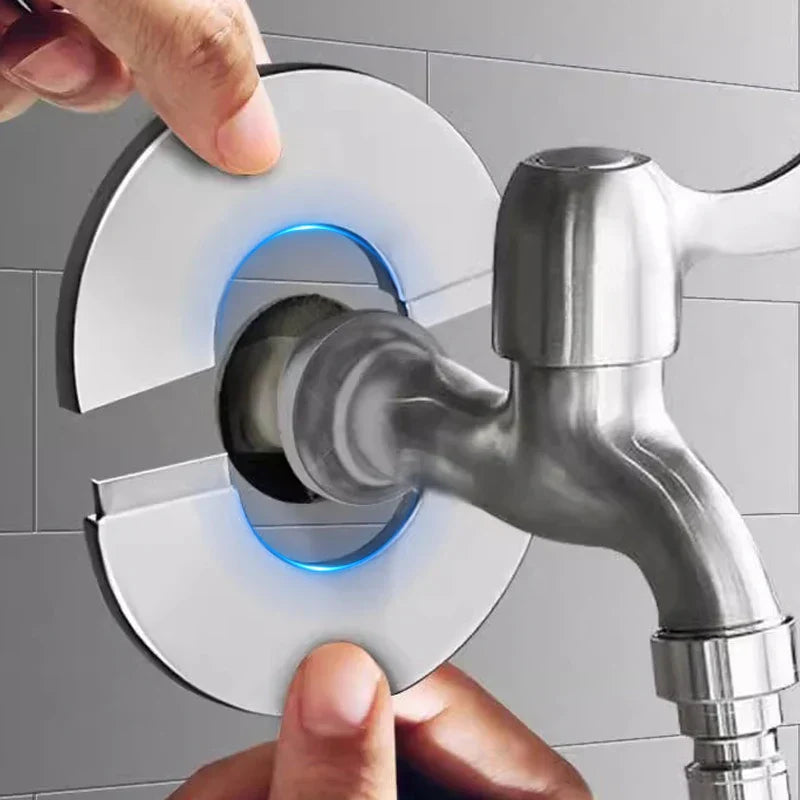 Bathroom Faucet Cover Self-Adhesive Stainless Steel