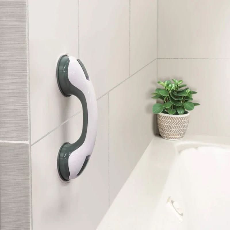 Bathroom Grab Bar Suction Cup Tool-Free 220 Lb Support