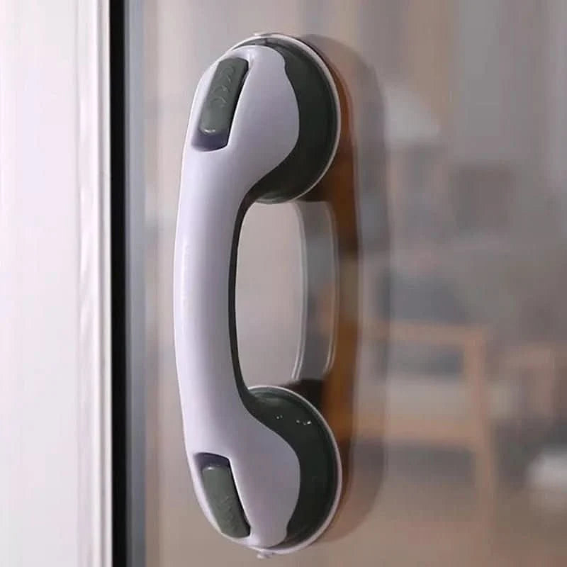 Bathroom Grab Bar Suction Cup Tool-Free 220 Lb Support