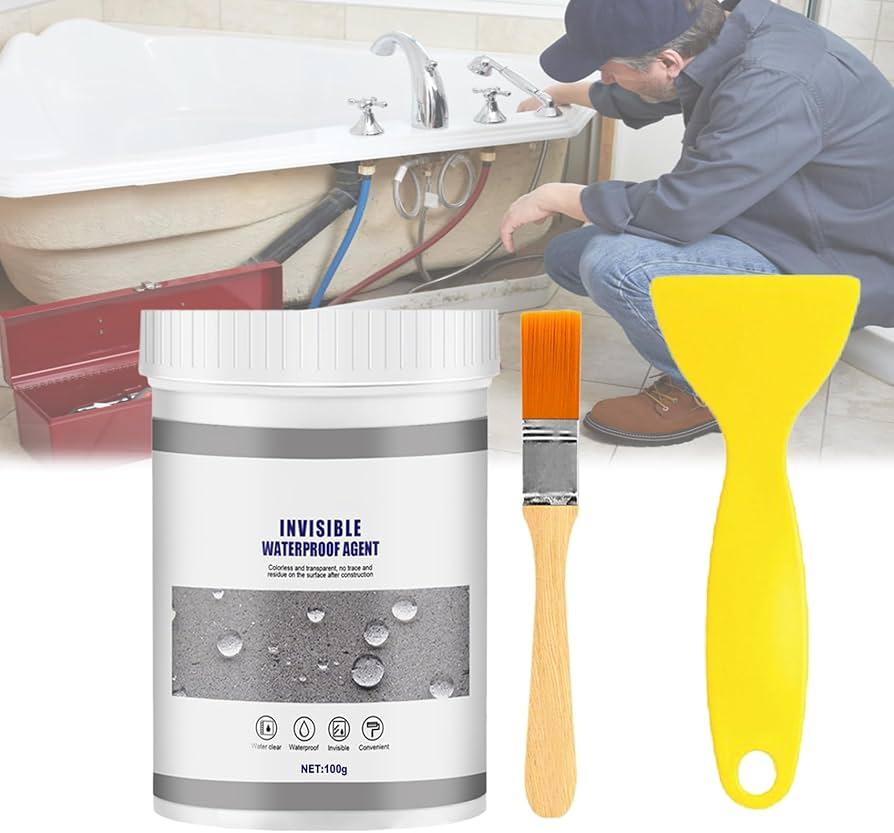 Bathroom Sealant Crystal-Clear Flexible Silicone
