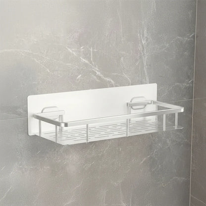 Bathroom Shelf Self-Adhesive No-Drill Mounting 11 lb Capacity