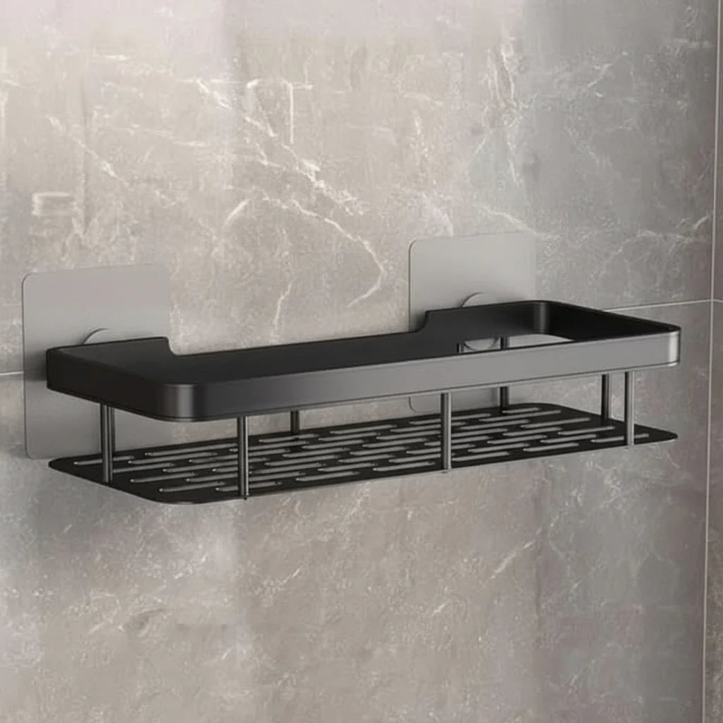 Bathroom Shelf Self-Adhesive No-Drill Mounting 11 lb Capacity