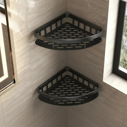 Bathroom Shelf Self-Adhesive No-Drill Mounting 11 lb Capacity