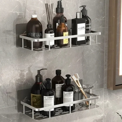 Bathroom Shelf Self-Adhesive No-Drill Mounting 11 lb Capacity