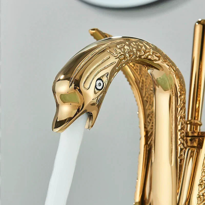 Bathroom Sink Faucet Single-Handle Ceramic Disc Single-Hole Mount
