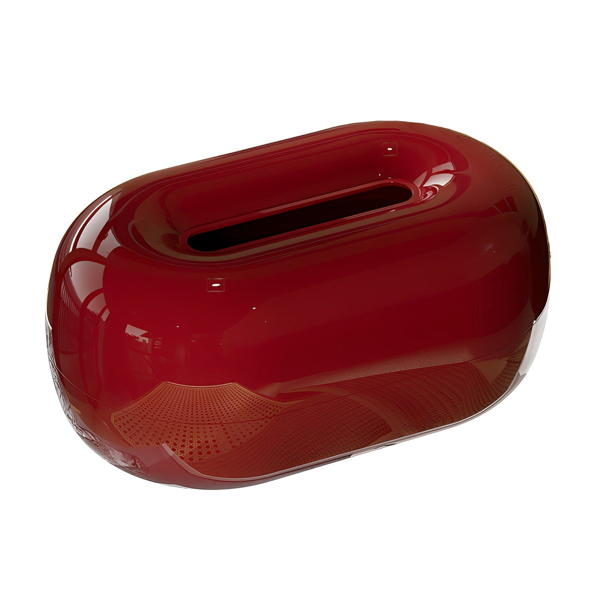 Bathroom Tissue Holder Ceramic Pebble Shape Seamless Dispensing
