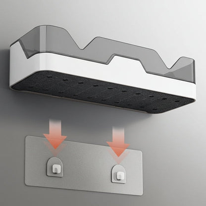 Bathroom Wall Shelf Drill-Free Multi-Compartment 22 Lb Capacity