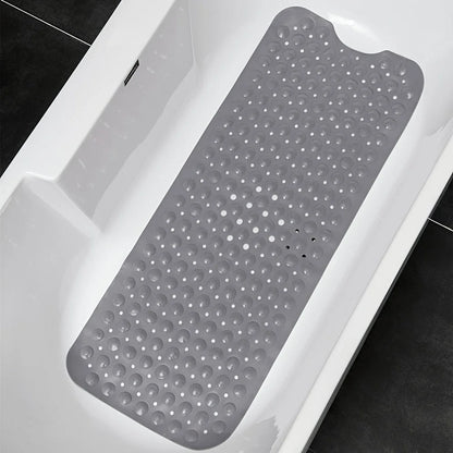 Bathtub Mat Non-Slip Suction Grip Quick-Drain Design