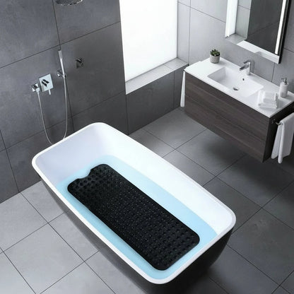 Bathtub Mat Non-Slip Suction Grip Quick-Drain Design
