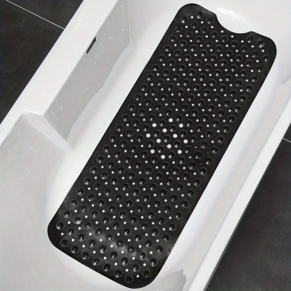 Bathtub Mat Non-Slip Suction Grip Quick-Drain Design