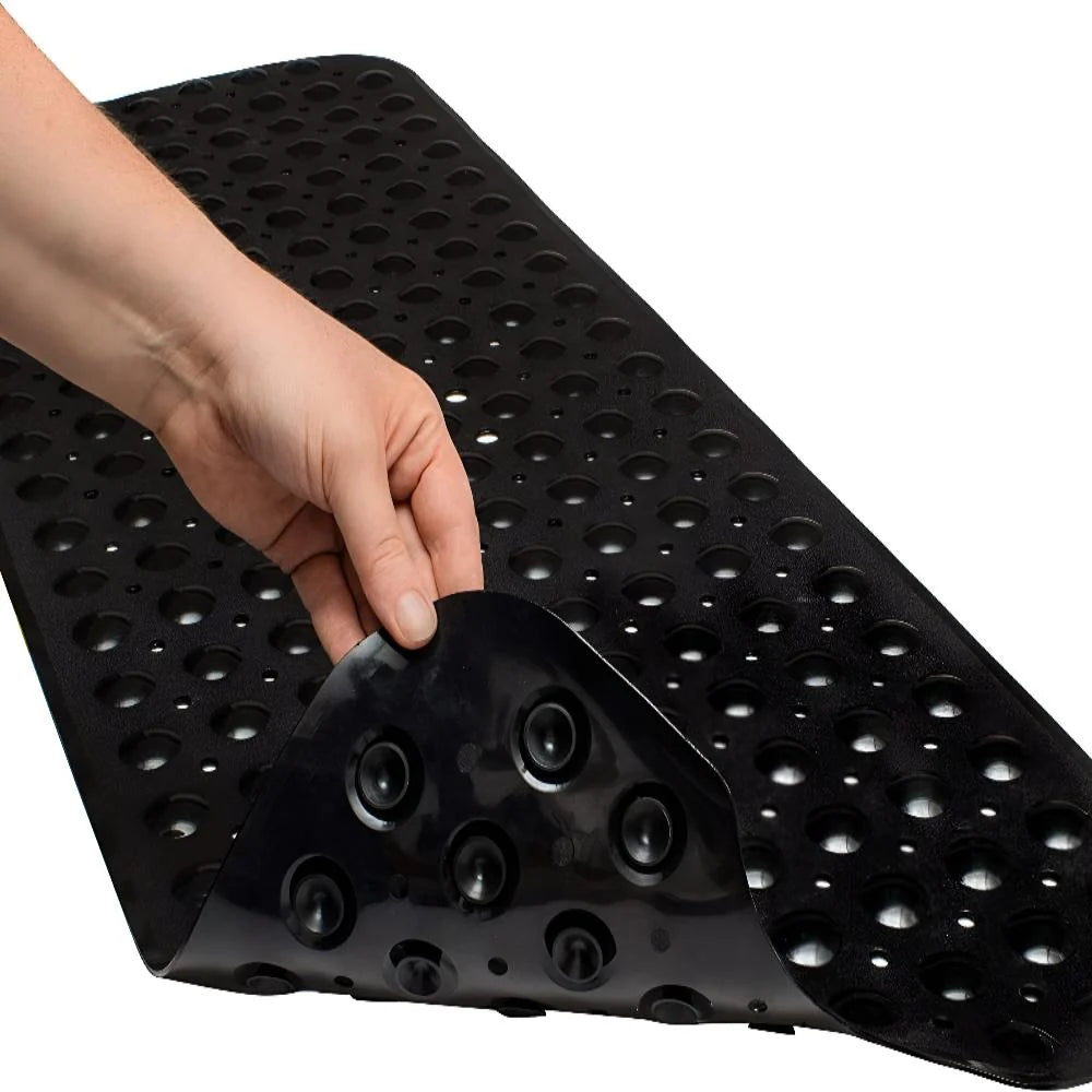 Bathtub Mat Non-Slip Suction Grip Quick-Drain Design