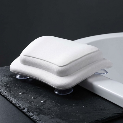 Bathtub Pillow Ergonomic Neck Support Silicone Foam Suction Cups