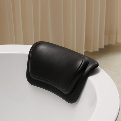 Bathtub Pillow Ergonomic Neck Support Silicone Foam Suction Cups