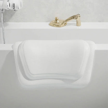 Bathtub Pillow Ergonomic Neck Support Silicone Foam Suction Cups