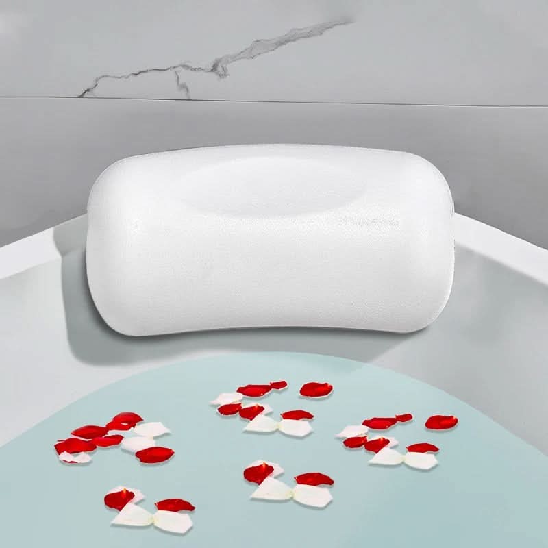 Bathtub Pillow Ergonomic Water-Repellent Suction Cups