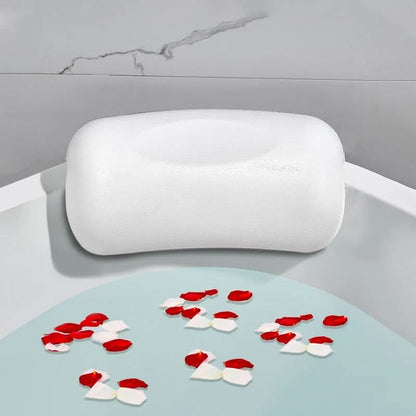 Bathtub Pillow Ergonomic Water-Repellent Suction Cups