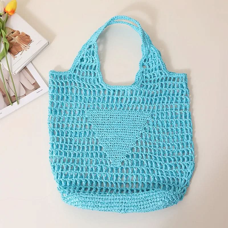 Beach Bag Crocheted Lightweight Spacious Interior
