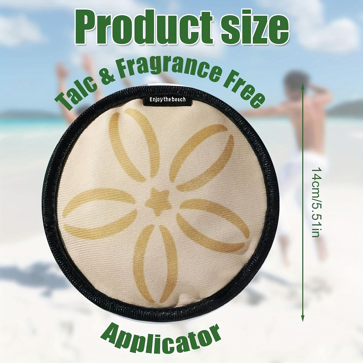 Beach Sand Remover Travel Size Lightweight Skin-Friendly