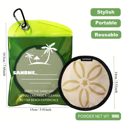 Beach Sand Remover Travel Size Lightweight Skin-Friendly