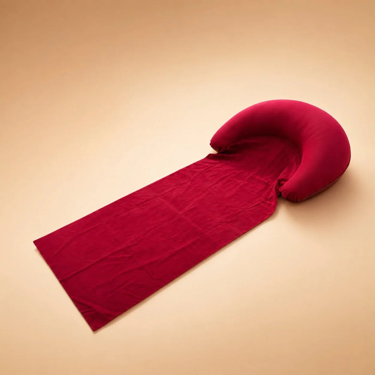 Beach Towel Inflatable Headrest Sand & Moisture-Resistant Foldable