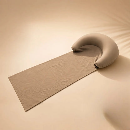 Beach Towel Inflatable Headrest Sand & Moisture-Resistant Foldable