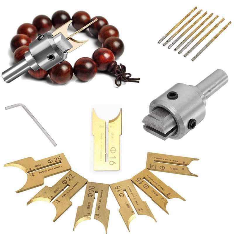Bead Drill Set 7-Blade Stainless Steel Attachment