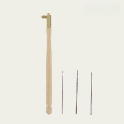 Bead Embroidery Set Stainless Steel Needles Ergonomic Handle