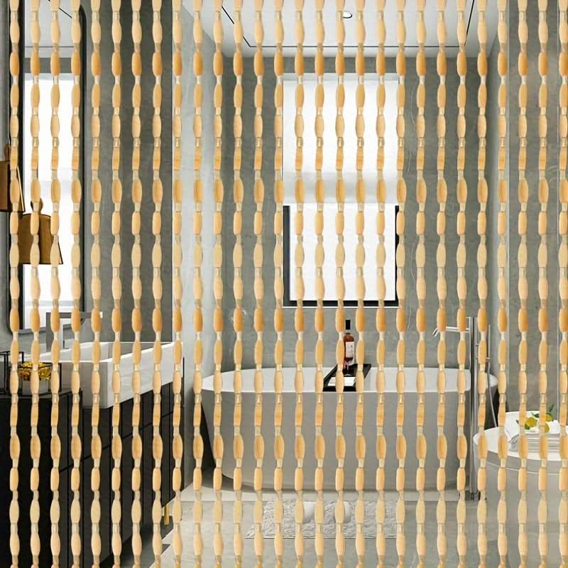 Beaded Curtain Bamboo-Like Beads Lightweight Hanging Cord