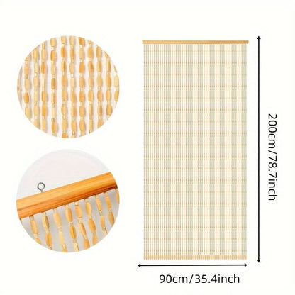 Beaded Curtain Bamboo-Like Beads Lightweight Hanging Cord