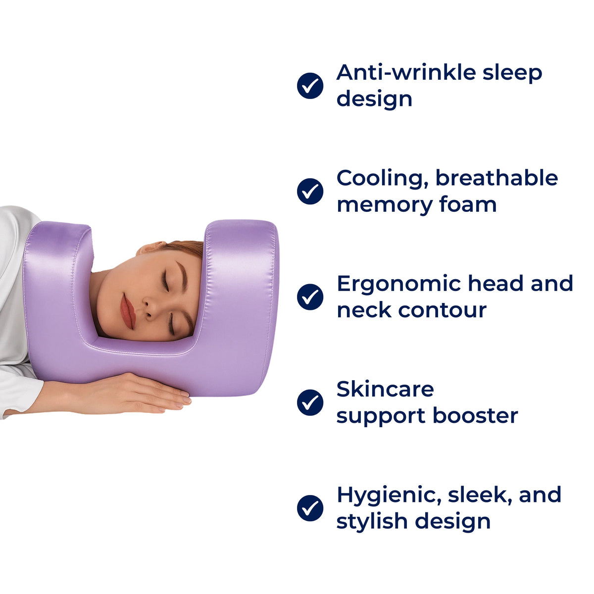 Beauty Pillow U-Shape Cooling Memory Foam