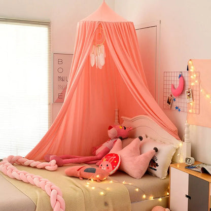 Bed Canopy Soft Breathable Polyester Ceiling Hanging Hook Included