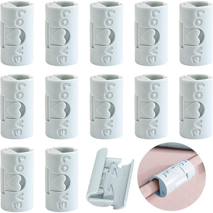 Bed Sheet Clips No-Hole Double-Lock Protects Delicate Fabrics