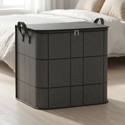 Bedding Storage Bag Double Zipper Foldable Design