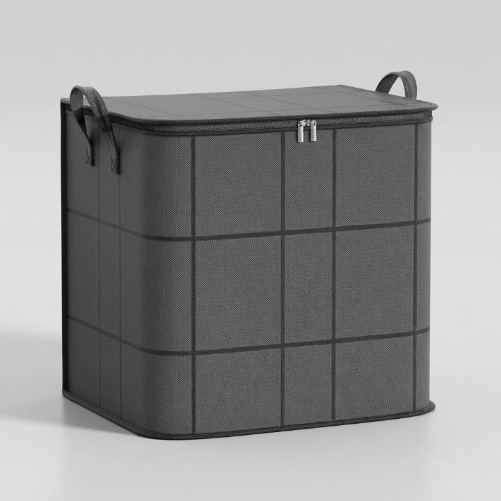 Bedding Storage Bag Double Zipper Foldable Design