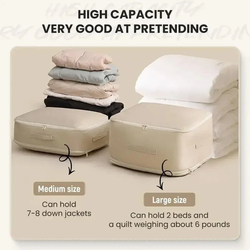 Bedding Storage Bag Space-Saving Air-Release Valve