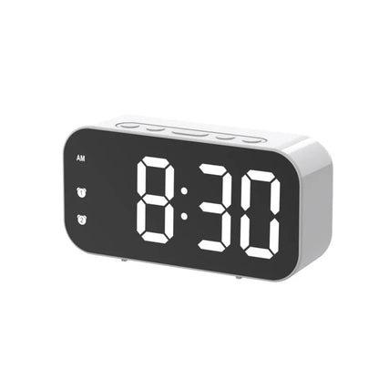 Bedside Alarm Clock Dual Alarms Voice Control & Temp Display