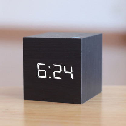 Bedside Alarm Clock LED Time Date Temperature