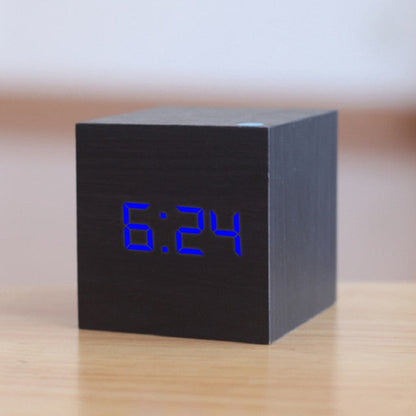 Bedside Alarm Clock LED Time Date Temperature