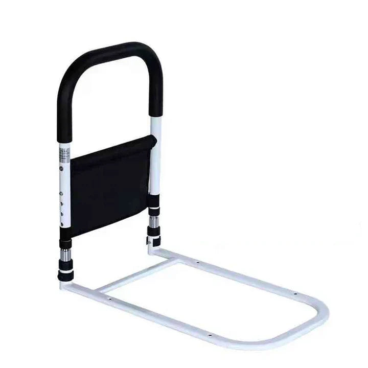 Bedside Assist Rail Reinforced Steel Padded Grip Tool-Free Setup