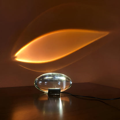 Bedside Lamp Adjustable Warm Light Chrome Base