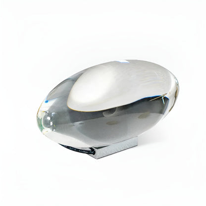 Bedside Lamp Adjustable Warm Light Chrome Base