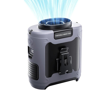Belt Fan Clip-On USB Rechargeable 12-Hour Run Time