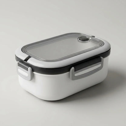 Bento Lunchbox Two-Tier Stackable With Fork & Spoon Included