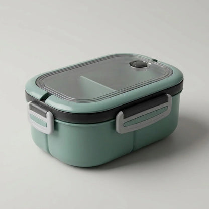 Bento Lunchbox Two-Tier Stackable With Fork & Spoon Included