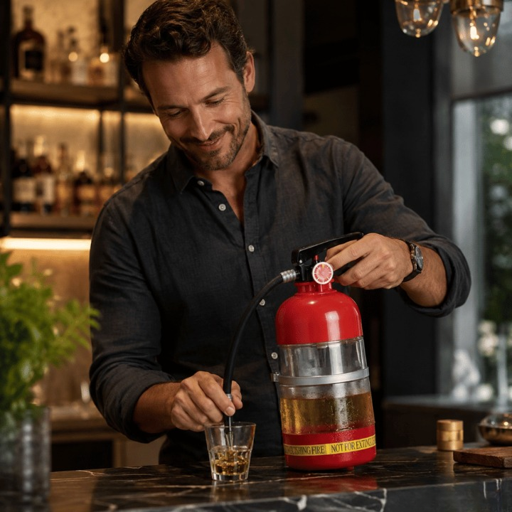 Beverage Dispenser Fire Extinguisher Design 2L Leakproof Pump