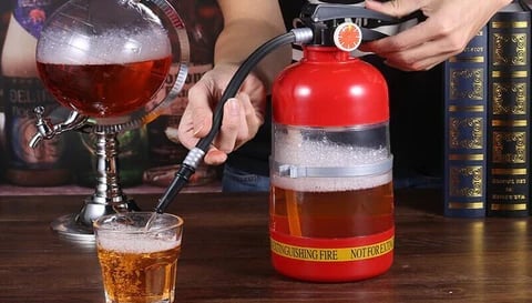 Beverage Dispenser Fire Extinguisher Design 2L Leakproof Pump