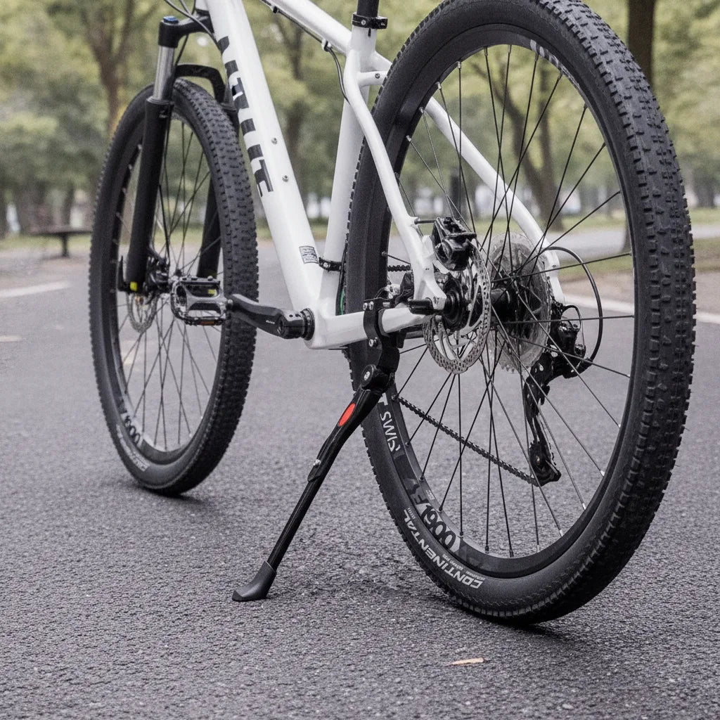 Bicycle Kickstand Height-Adjustable Aluminum Stable Support