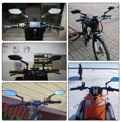 Bicycle Mirror 360° Rotating Universal Handlebar Mount
