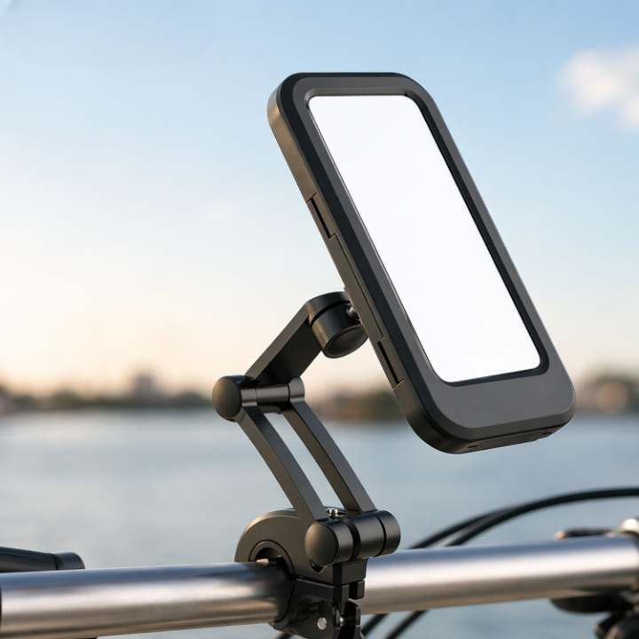 Bicycle Phone Holder Waterproof Shockproof 360° Rotating